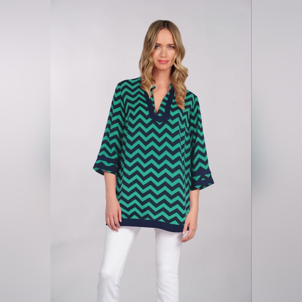 Tina Stephens 3/4 Sleeve Tunic size Large